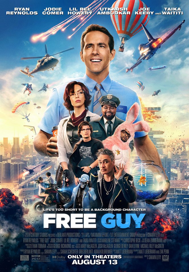 Free Guy: Hra na hrdinu - Plakáty