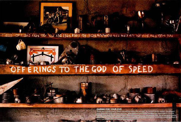 Offerings to the God of Speed - Affiches
