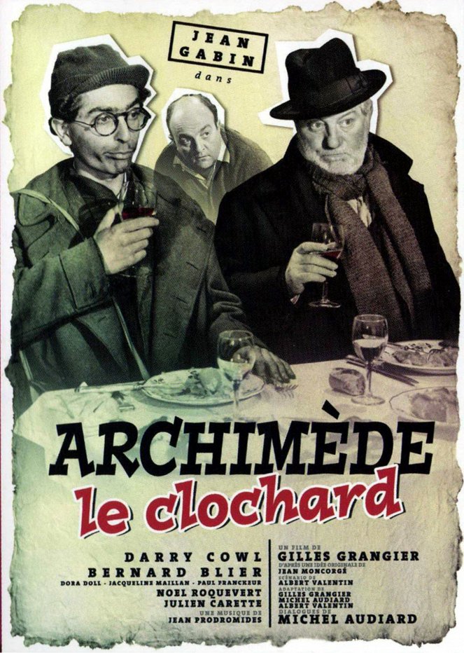 Archimède, le clochard - Posters