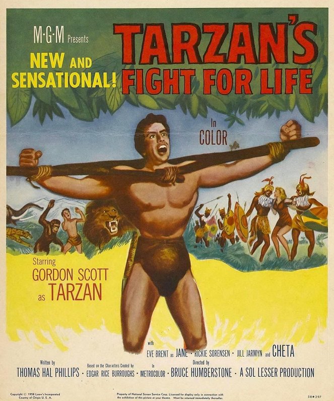 Tarzan's Fight for Life - Cartazes