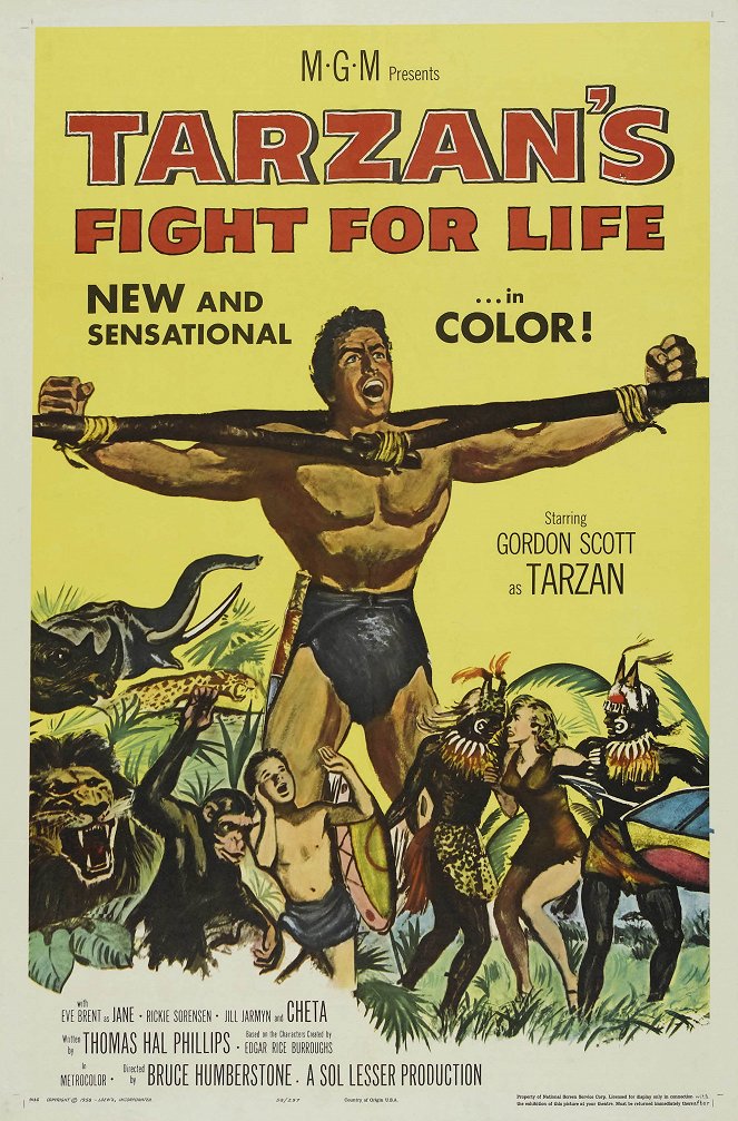 Tarzan's Fight for Life - Plakátok