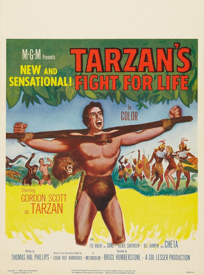 Tarzan's Fight for Life - Cartazes