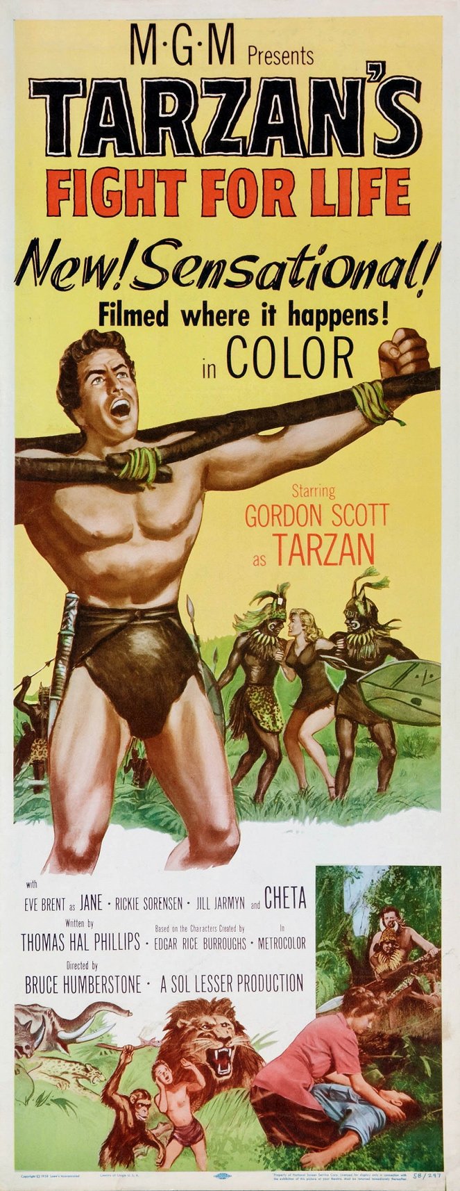 Tarzan's Fight for Life - Affiches