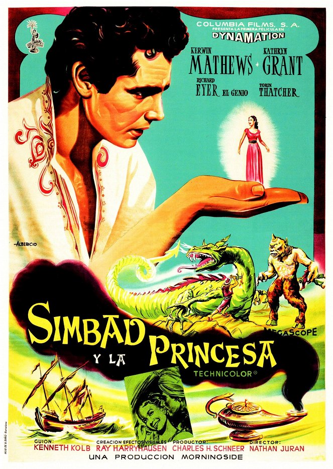 Simbad y la princesa - Carteles