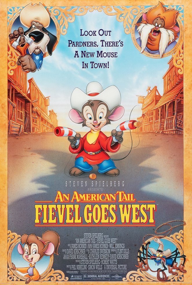 An American Tail: Fievel Goes West - Plakaty