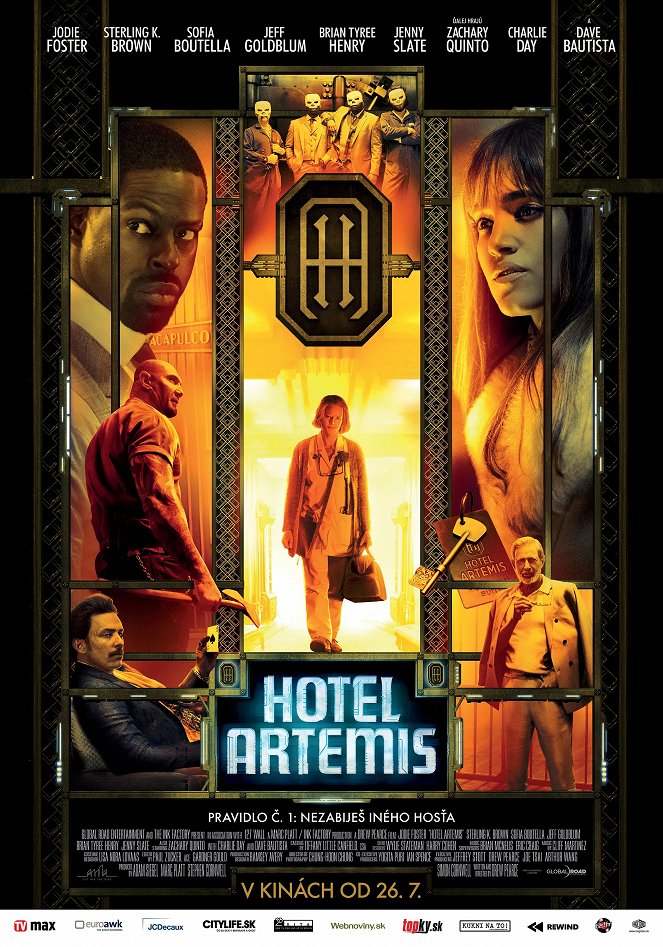 Hotel Artemis - Plagáty