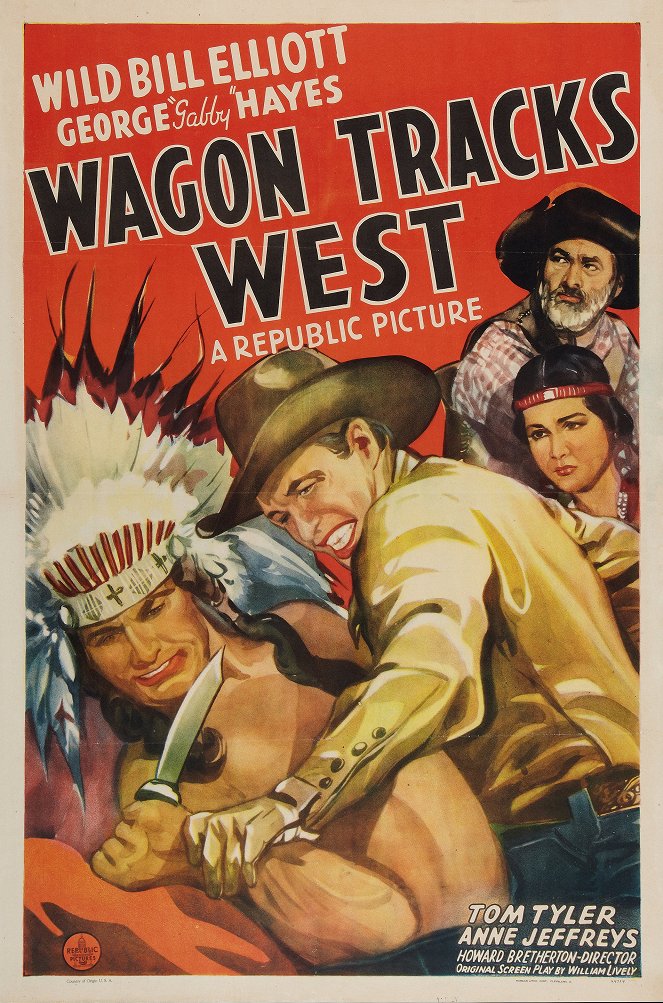 Wagon Tracks West - Posters