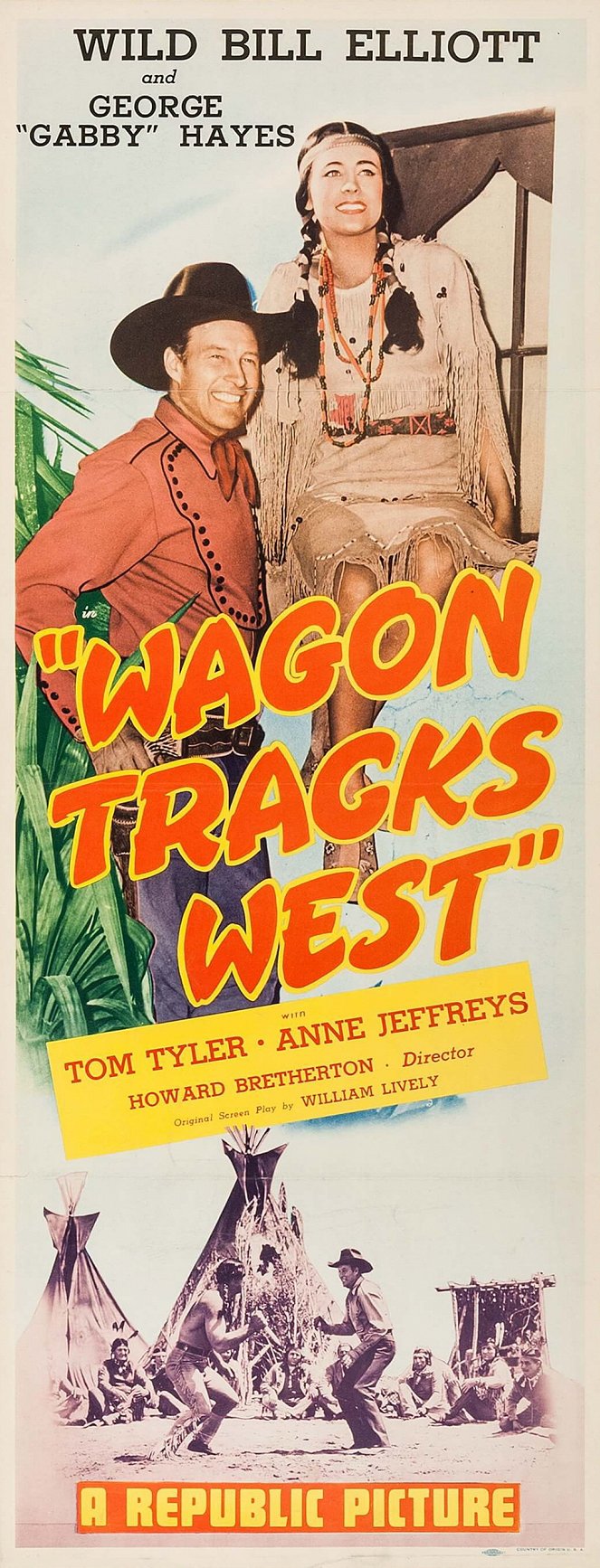 Wagon Tracks West - Plakáty