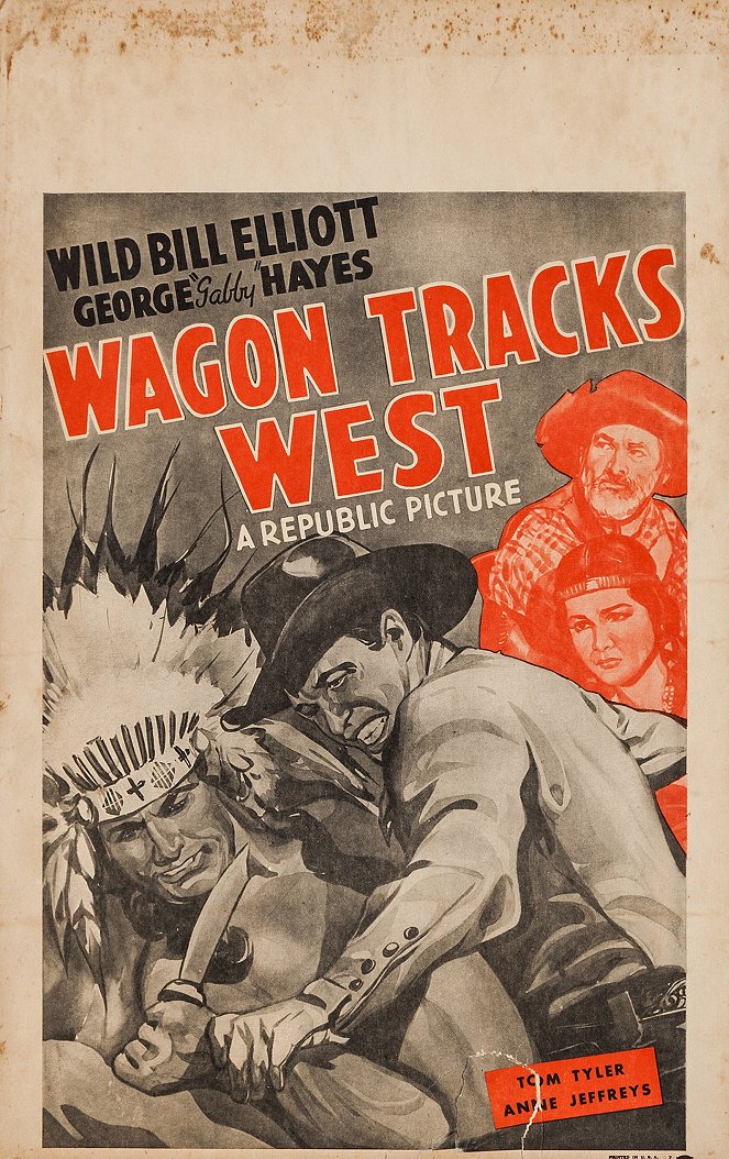 Wagon Tracks West - Posters