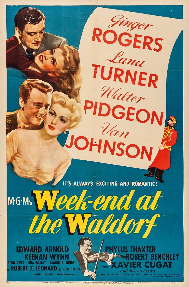 Week-End at the Waldorf - Plakate