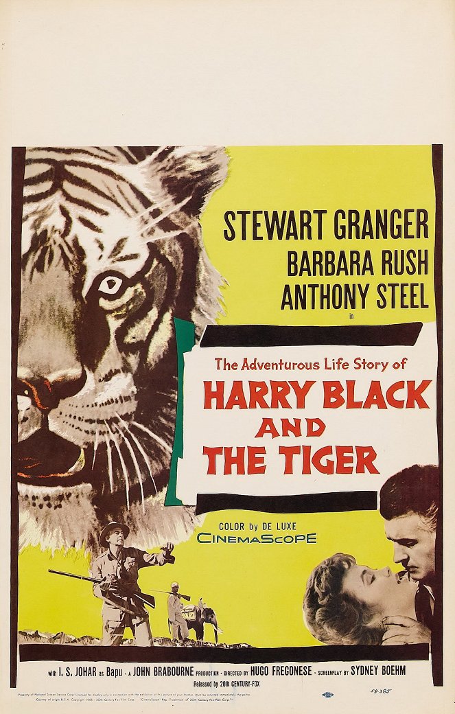 Harry Black and the Tiger - Plakaty