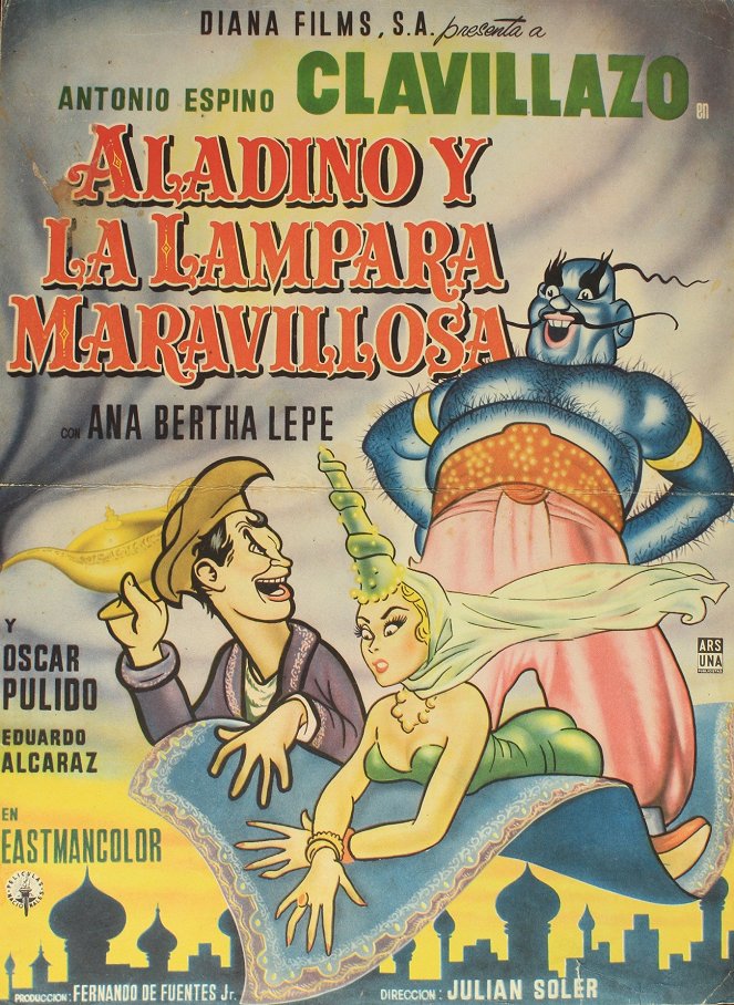 Aladino y la lámpara maravillosa - Plakate