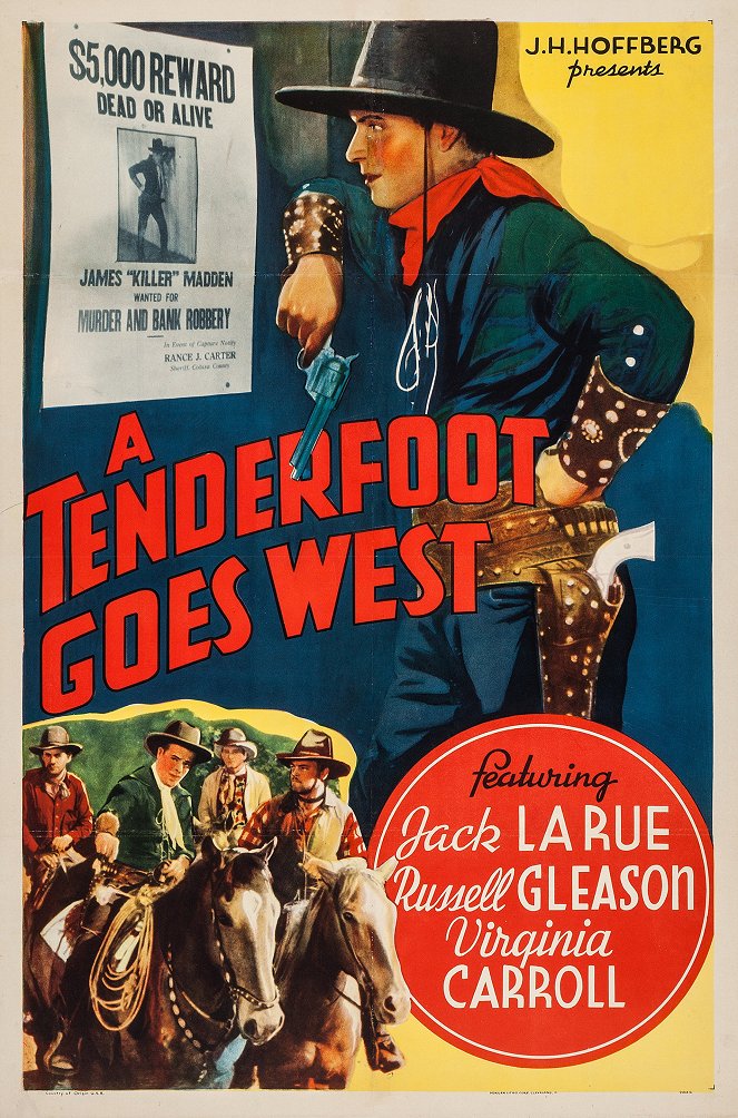 A Tenderfoot Goes West - Plakáty