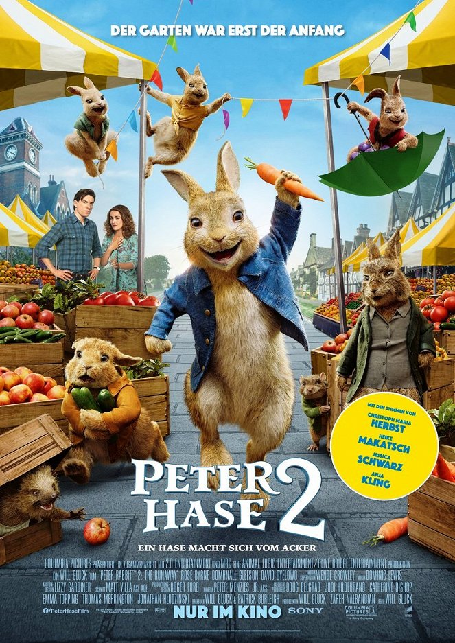 Peter Hase 2 – Ein Hase macht sich vom Acker - Plakate
