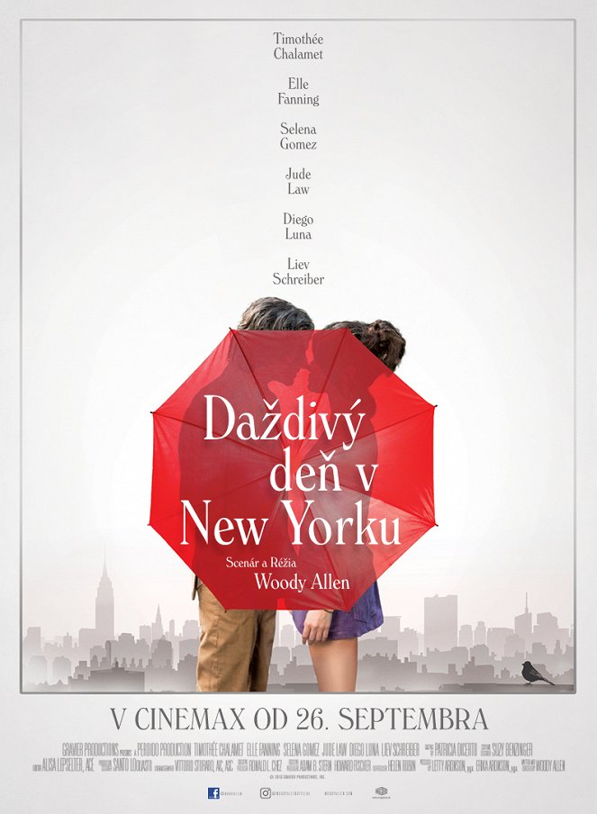 Daždivý deň v New Yorku - Plagáty