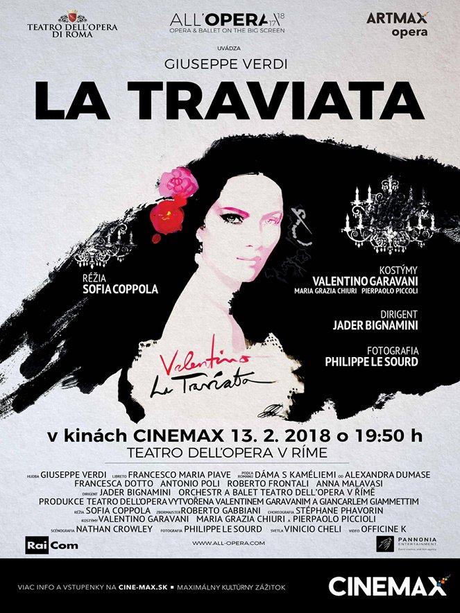 La Traviata z Ríma - Plagáty