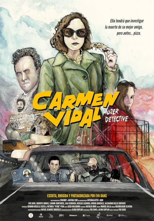 Carmen Vidal mujer detective - Affiches