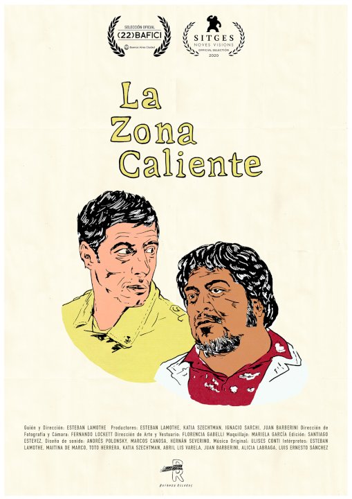 La zona caliente - Cartazes