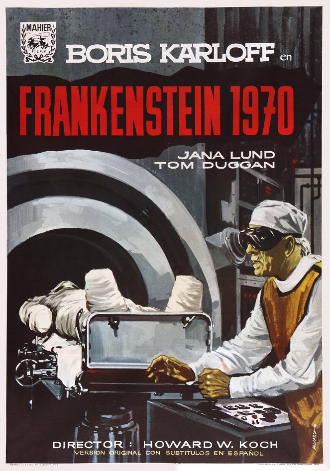 Frankenstein 1970 - Carteles