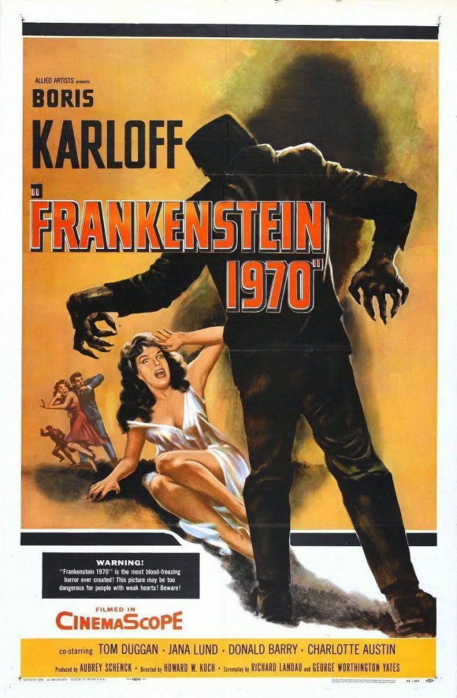 Frankenstein 1970 - Carteles
