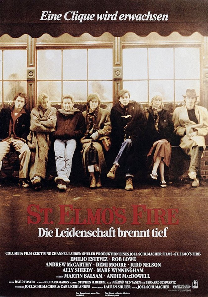 St. Elmo's Fire - Die Leidenschaft brennt tief - Plakate