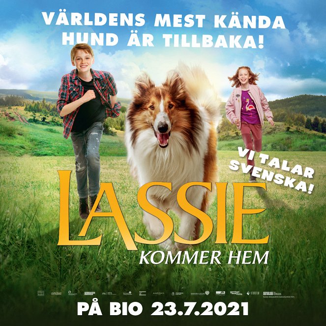 Lassie kommer hem - Julisteet