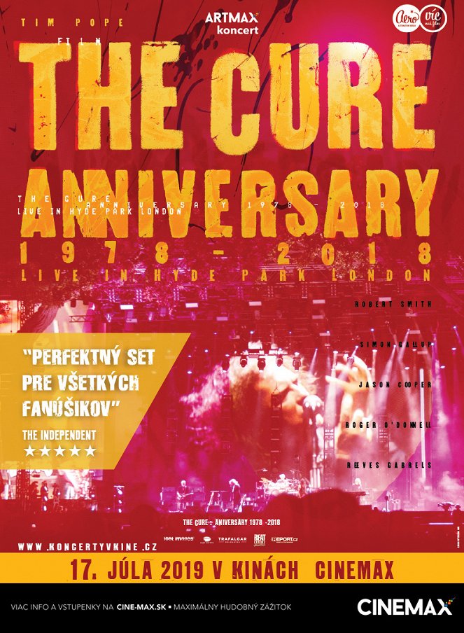The Cure: Anniversary 1978-2018 - Plagáty