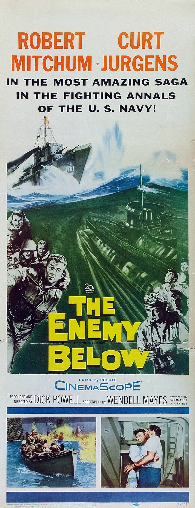 The Enemy Below - Posters