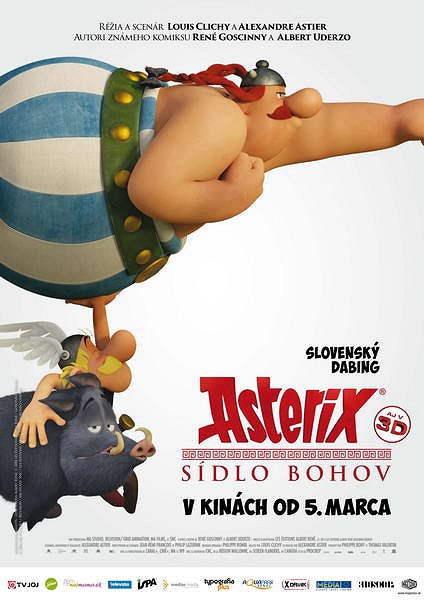 Asterix: Sídlo bohov - Plagáty