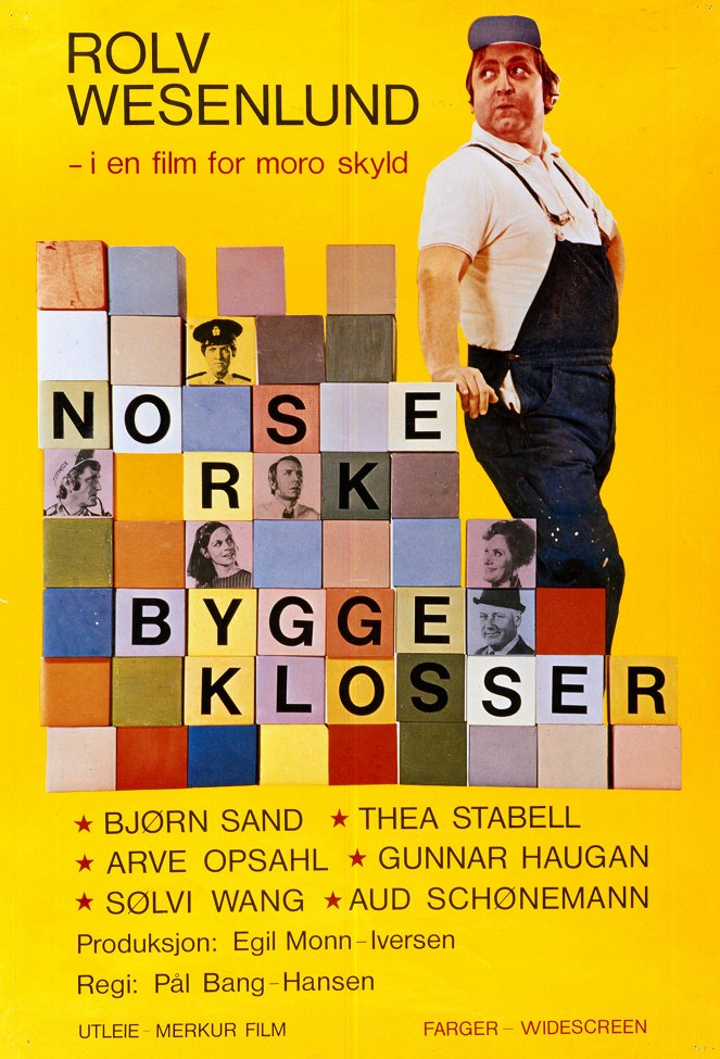 Norske byggeklosser - Plakate