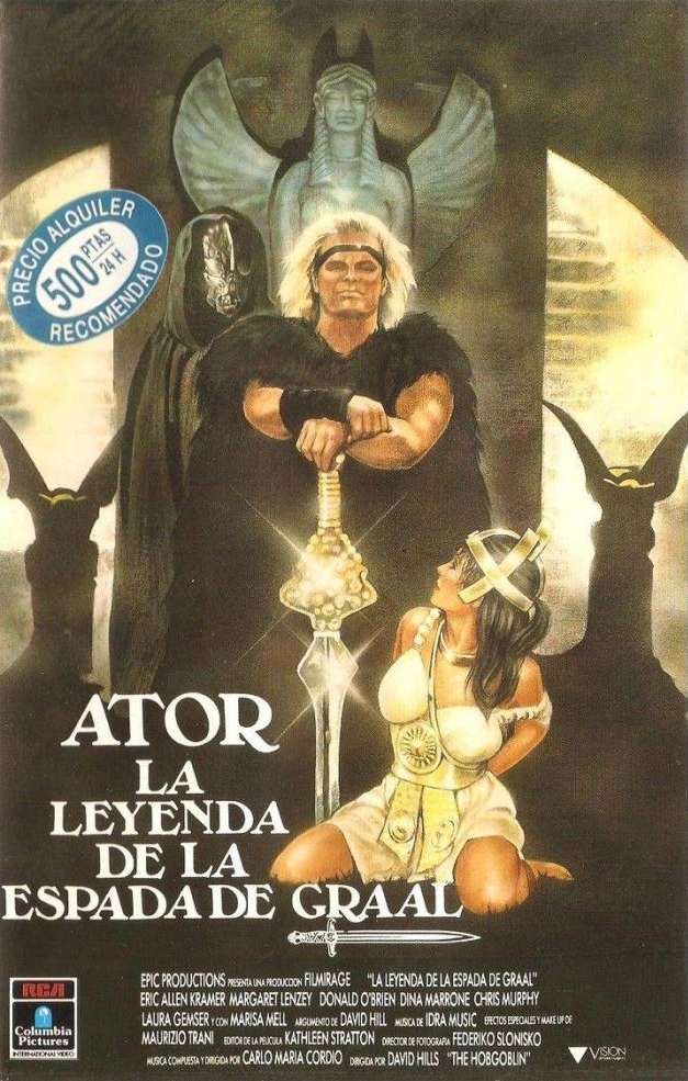 Ator y la espada de Graal - Carteles