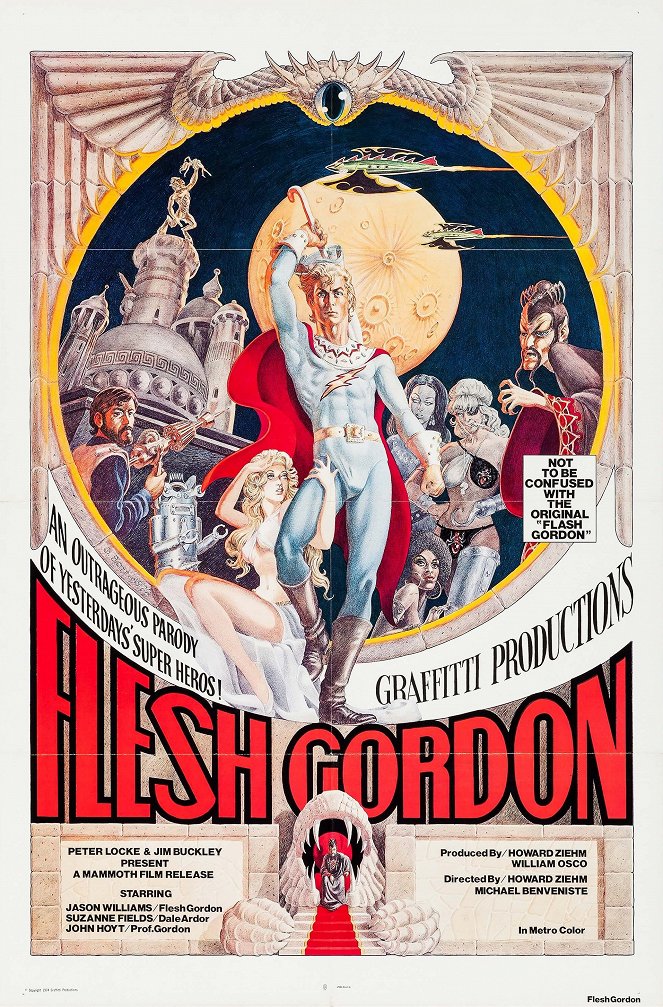 Las aventuras de Flesh Gordon - Carteles