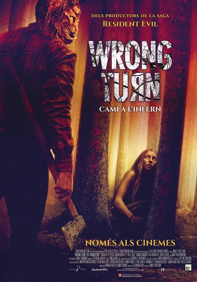 Wrong Turn: Camí a l'infern - Carteles