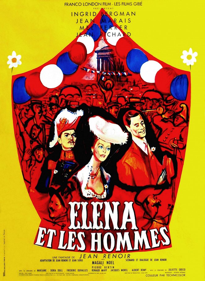 Elena et les hommes - Cartazes