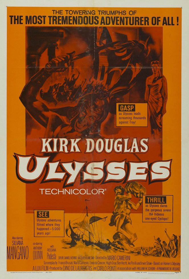 Loves and Adventures of Ulysses, The - Posters