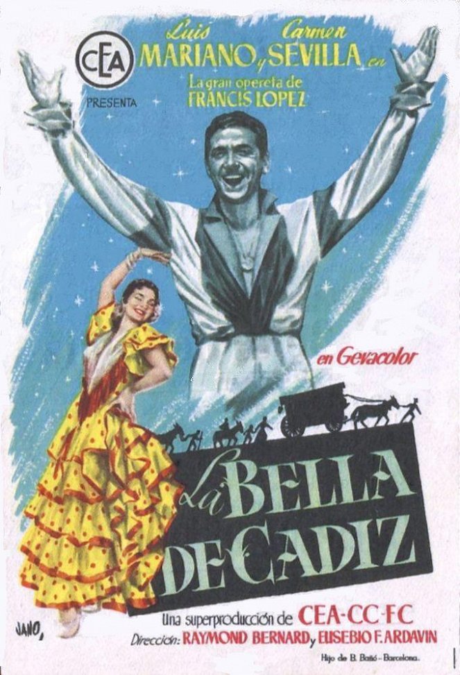 La Belle de Cadix - Posters
