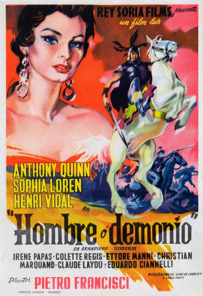 Hombre o demonio - Carteles