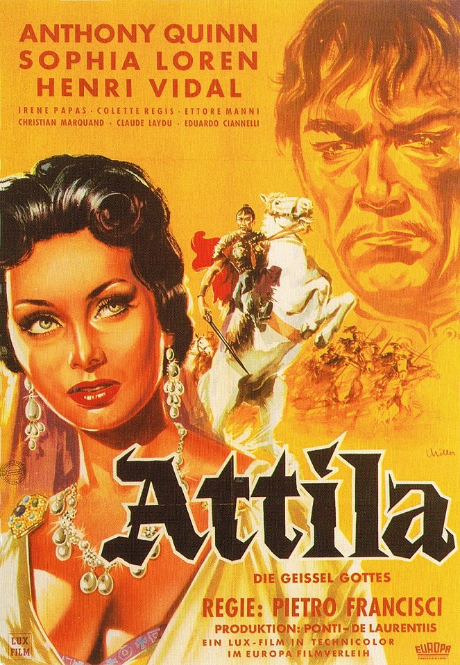 Attila, die Geißel Gottes - Plakate