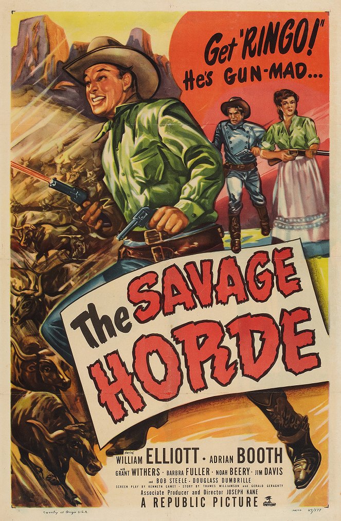 The Savage Horde - Affiches