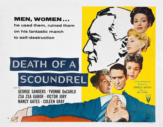 Death of a Scoundrel - Plakáty
