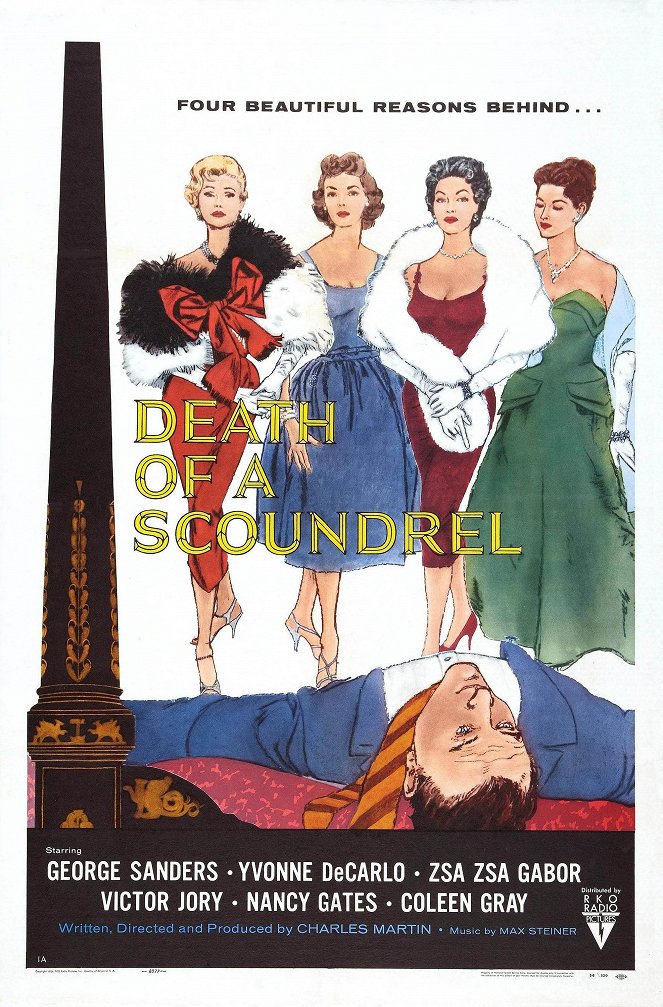 Death of a Scoundrel - Cartazes