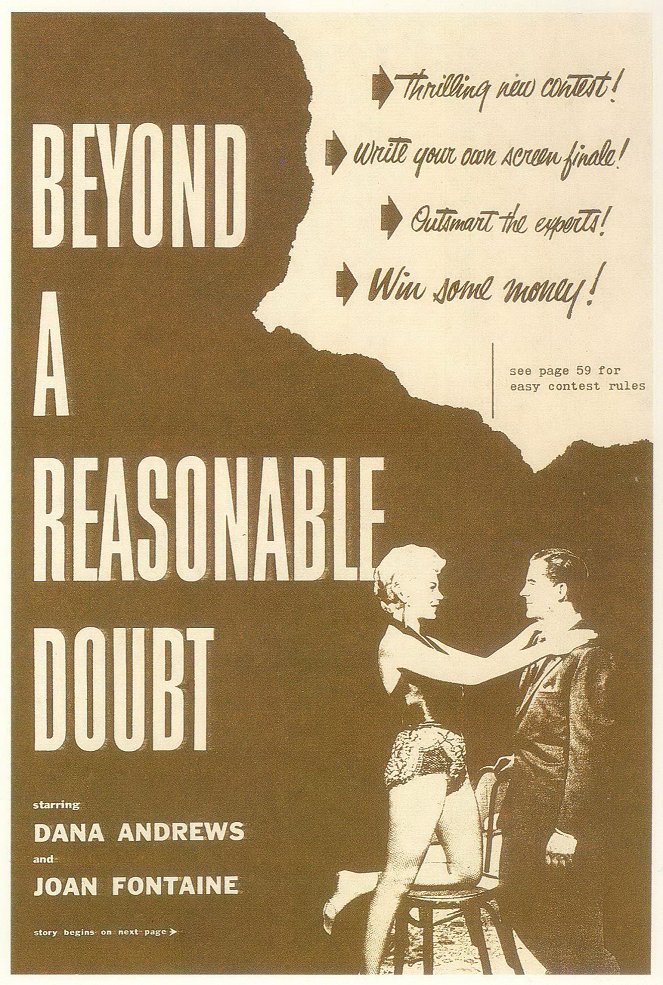 Beyond a Reasonable Doubt - Plakáty