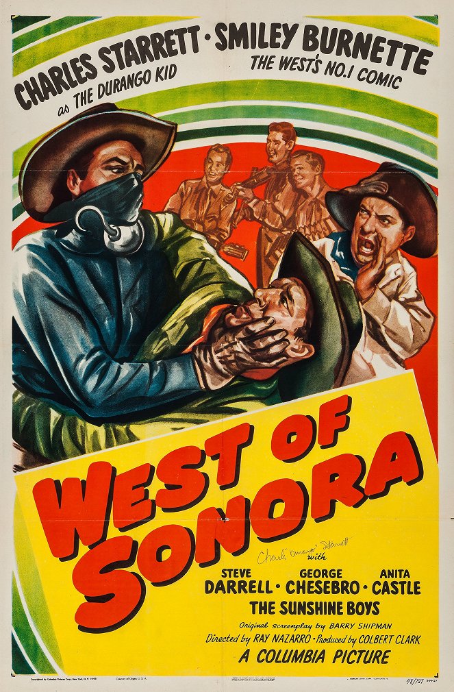 West of Sonora - Plakaty