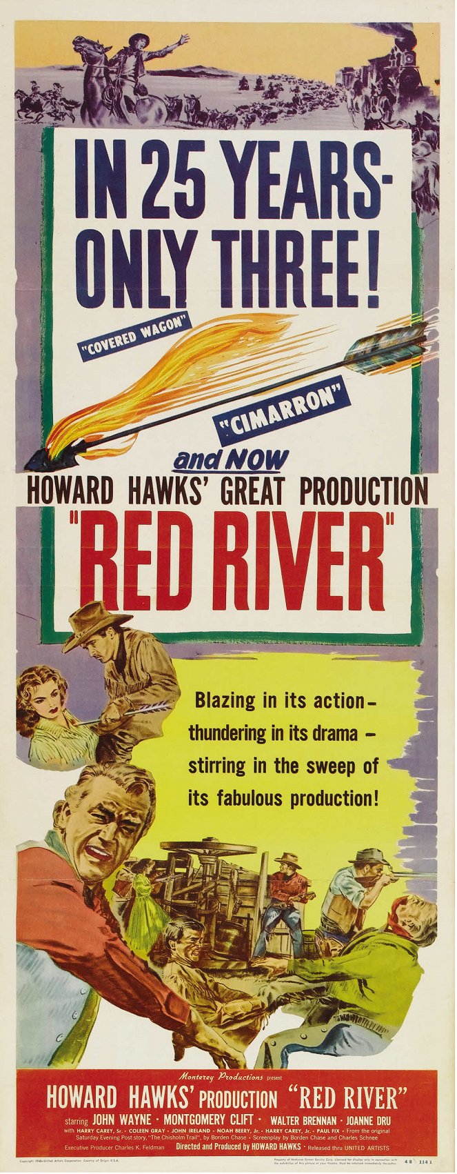 La Rivière rouge - Affiches