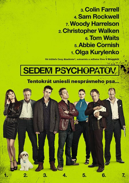 Sedem psychopatov - Plagáty