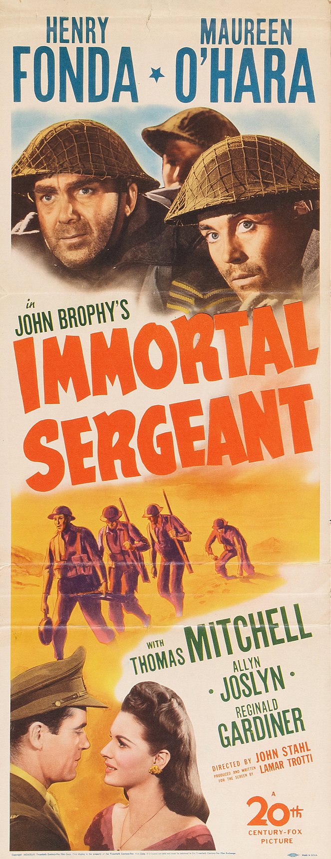 Immortal Sergeant - Cartazes