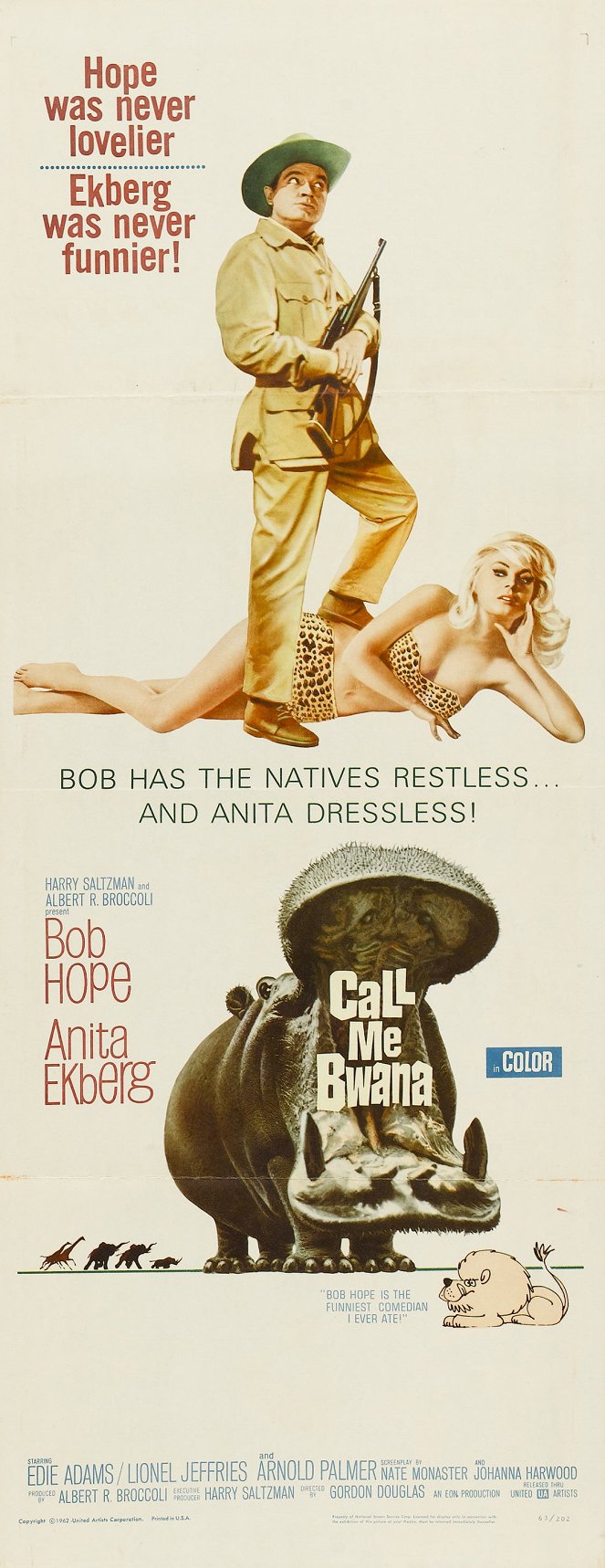 Call Me Bwana - Affiches