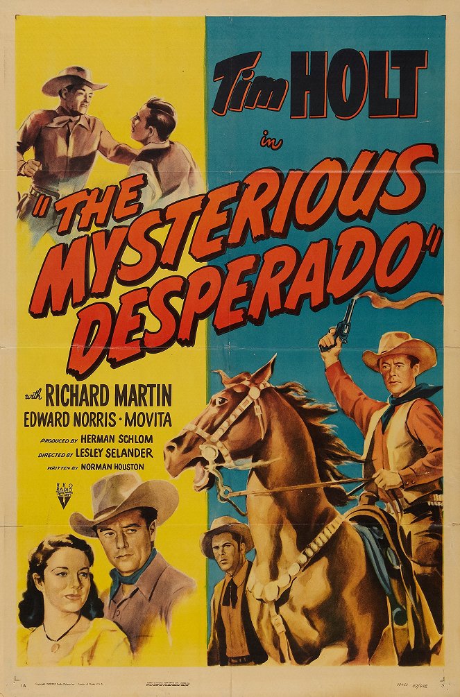 The Mysterious Desperado - Plakate