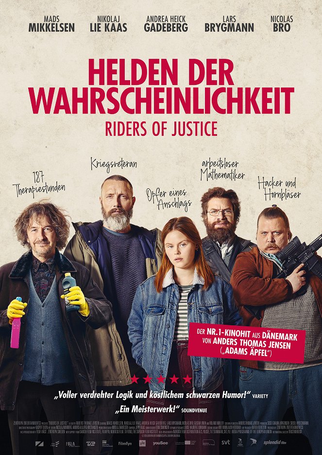 Riders of Justice – Helden der Wahrscheinlichkeit - Plakate