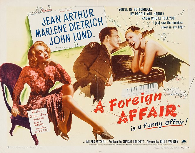 A Foreign Affair - Cartazes